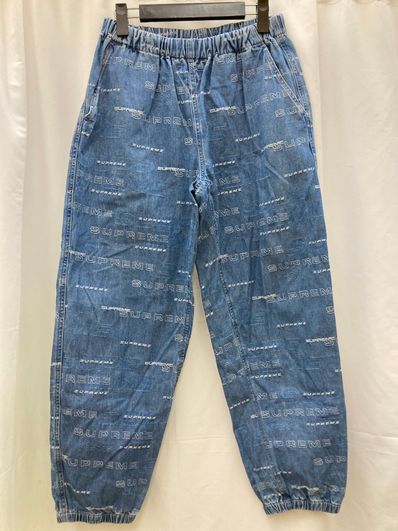 Supreme Dimensions Logo Denim Skate Pant "Blue"