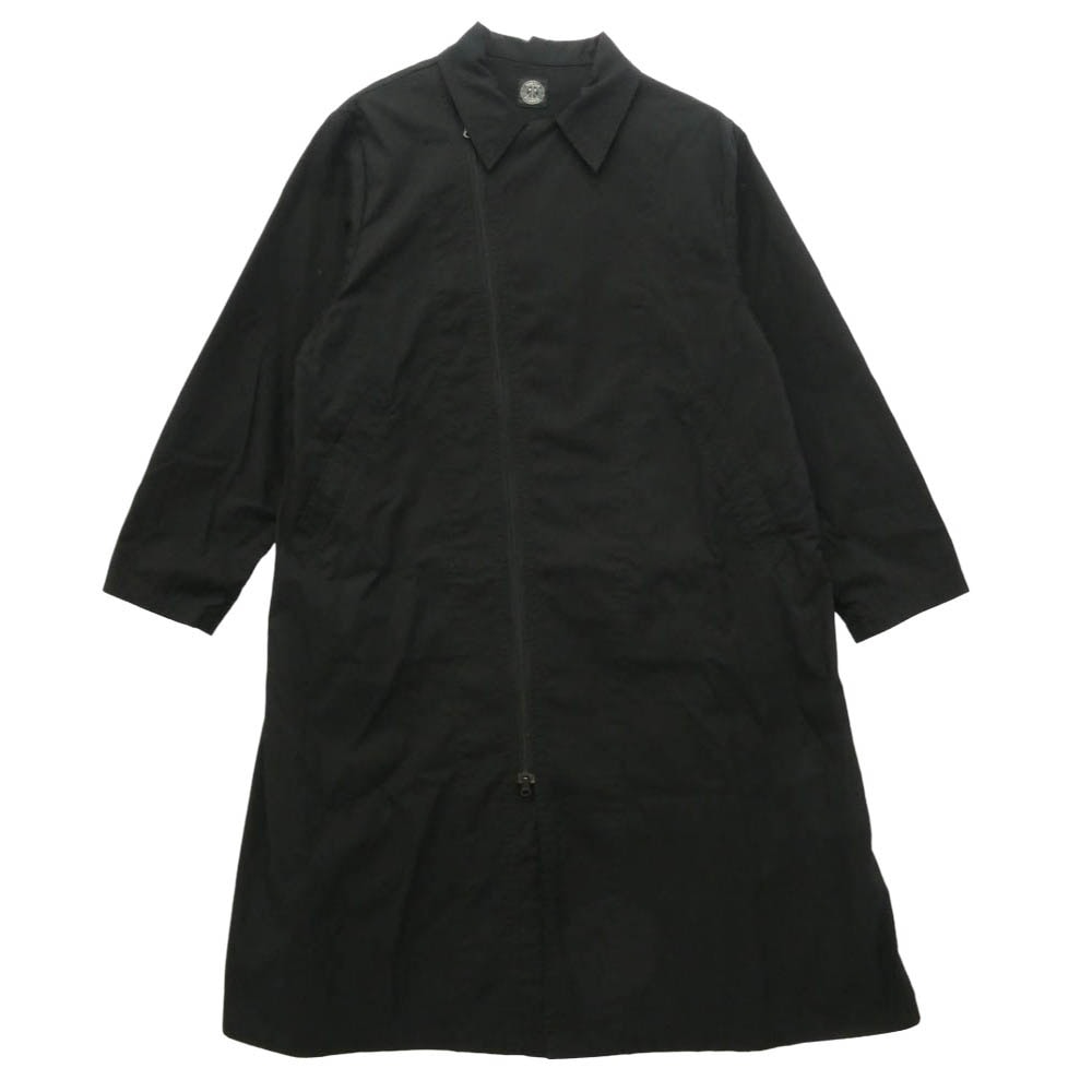 PORTER CLASSIC ポータークラシック POPLIN RIDING COAT ポプリン ダブルジップ ライディングコート ブラック系 M【中古】