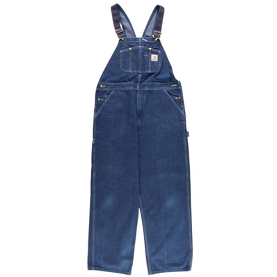 古着 カーハート Carhartt デニムオーバーオール メンズw39相当/eaa618175