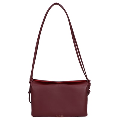 セリーヌ 美品 26SS 10P862O86.28PO TRIO FLAP/トリオフラップ スムースラムスキンxカーフスエードライニング トリオンフロゴ