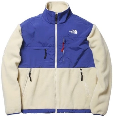Supreme x The North Face Denali Jacket 2008 "White Blue"