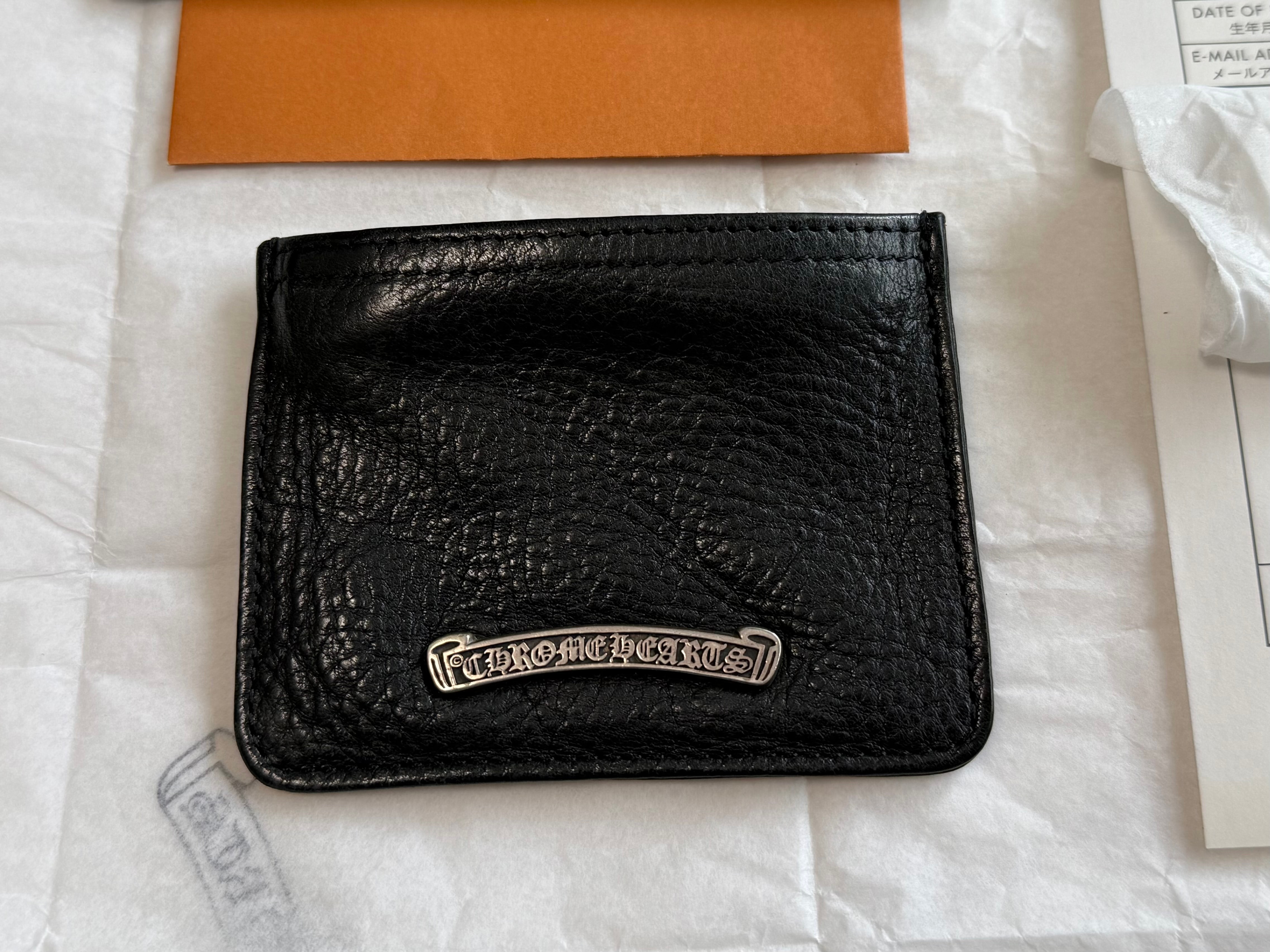 未使用級 使用期間数ヶ月 正規品!購入証明付き!CHROME HEARTS クロムハーツ コインパースウォレット 財布