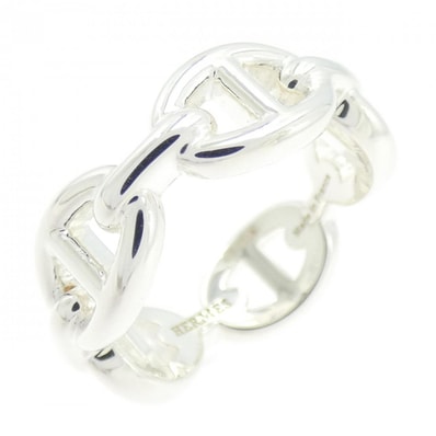 Hermes Chaine D'ancre Enchainee Ring PM "Silver"