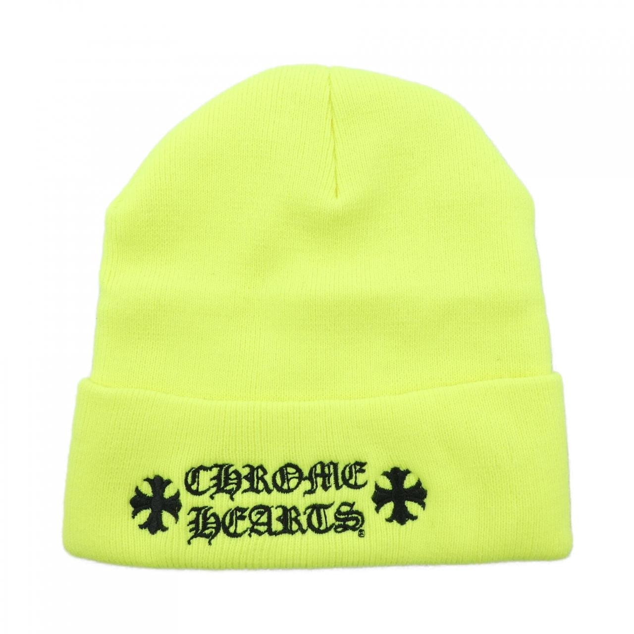 Chrome Hearts Wool Watch Cap Logo Embroidery Beanie "Neon Yellow"