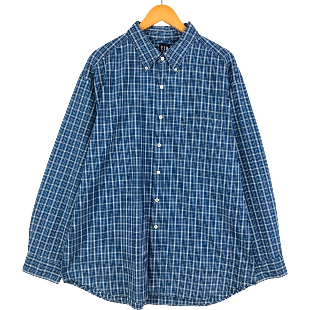 古着 90年代 ギャップ GAP オールドギャップ 長袖 ボタンダウンチェックシャツ メンズXL相当 ヴィンテージ/eaa600556