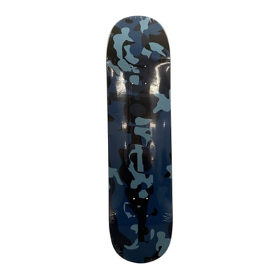 新品未使用 Supreme シュプリーム カモロゴ スケートボードデッキ ブルー マルチカラー ウッド スポーツ用品 スケートボード 505650 【中古】