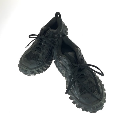 美品 BALENCIAGA バレンシアガ エクスパンダー サイズ25.5 ブラック 黒 ポリウレタン ポリエステル/ ナイロン/ スニーカー ローカット サスペンション 604360 【中古】