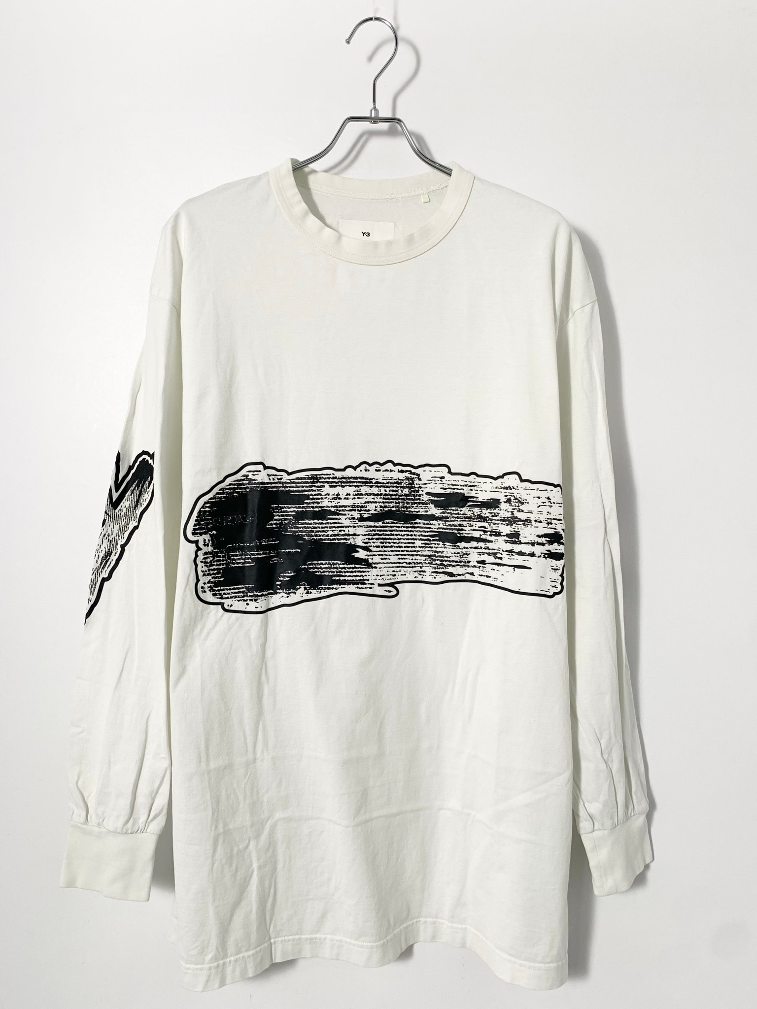 Y-3 Graphic LS Tee "White"