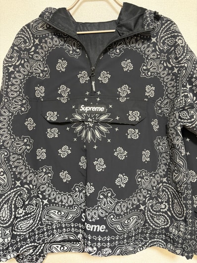 Supreme Reflective Bandana Anorak "Black"