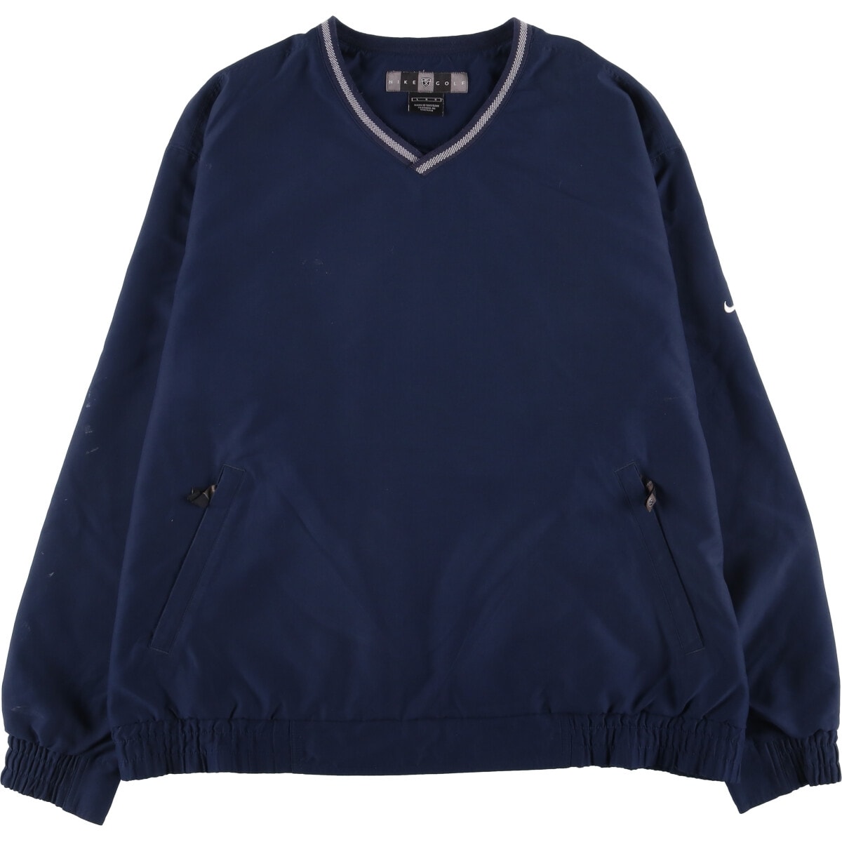 古着 ナイキ NIKE GOLF ゴルフ Vネック ウォームアッププルオーバー メンズL相当/eaa549541