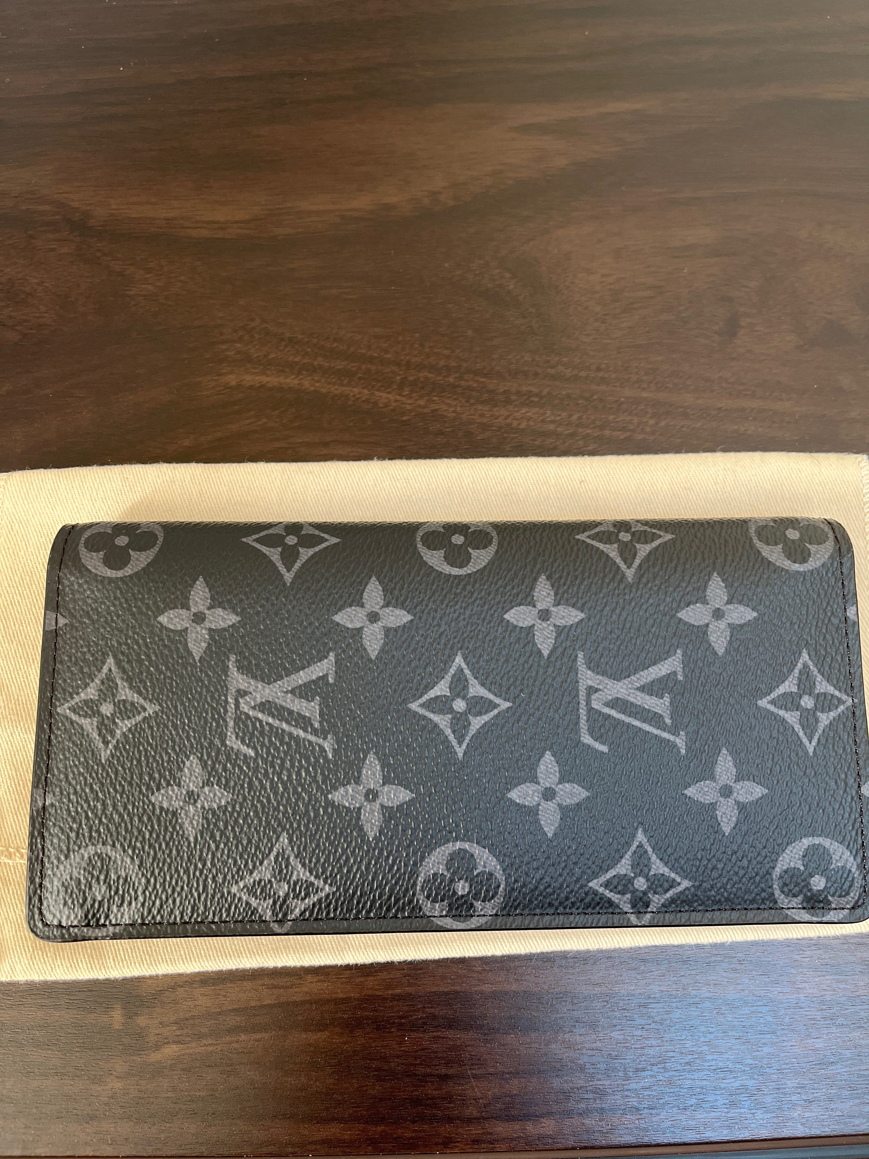 Louis Vuitton Brazza Wallet Monogram Eclipse
