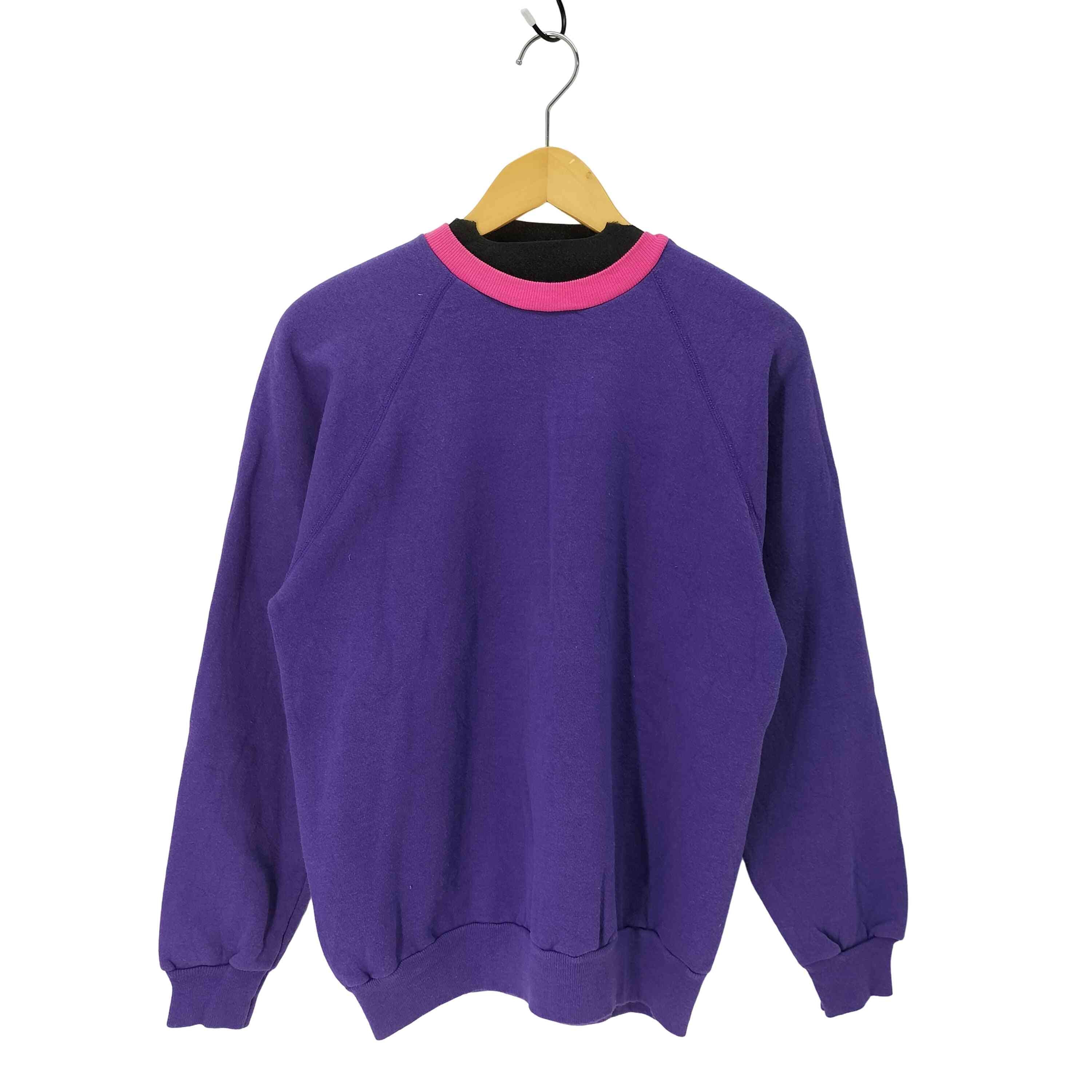 80S USA製 ラグランスリーブ スウェット トレーナー【1141057376799】