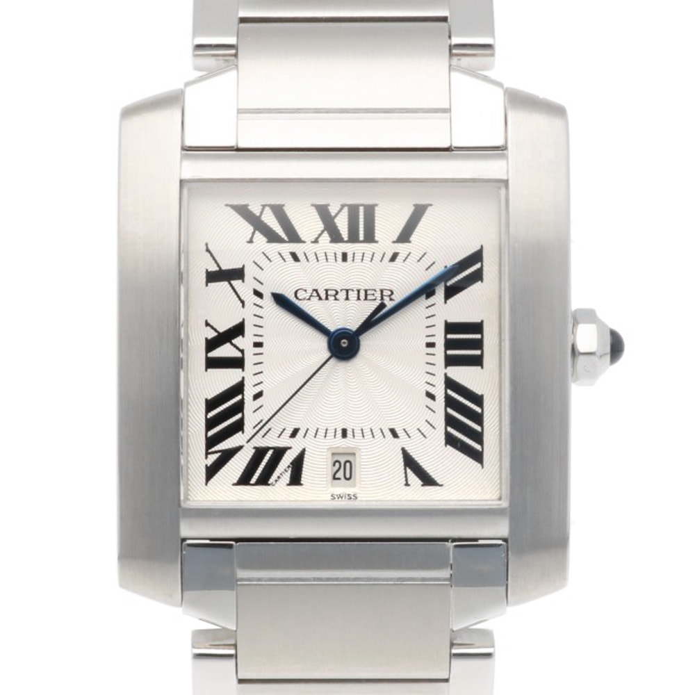 カルティエ タンクフランセーズ LM 腕時計 時計 ステンレススチール 2302 自動巻き オーバーホール済 磨き直し済 メンズ 1年保証 CARTIER  中古