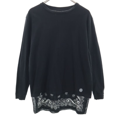 NUMBER(N)INE ナンバーナイン 日本製 長袖 Tシャツ 2 ブラック ロンT