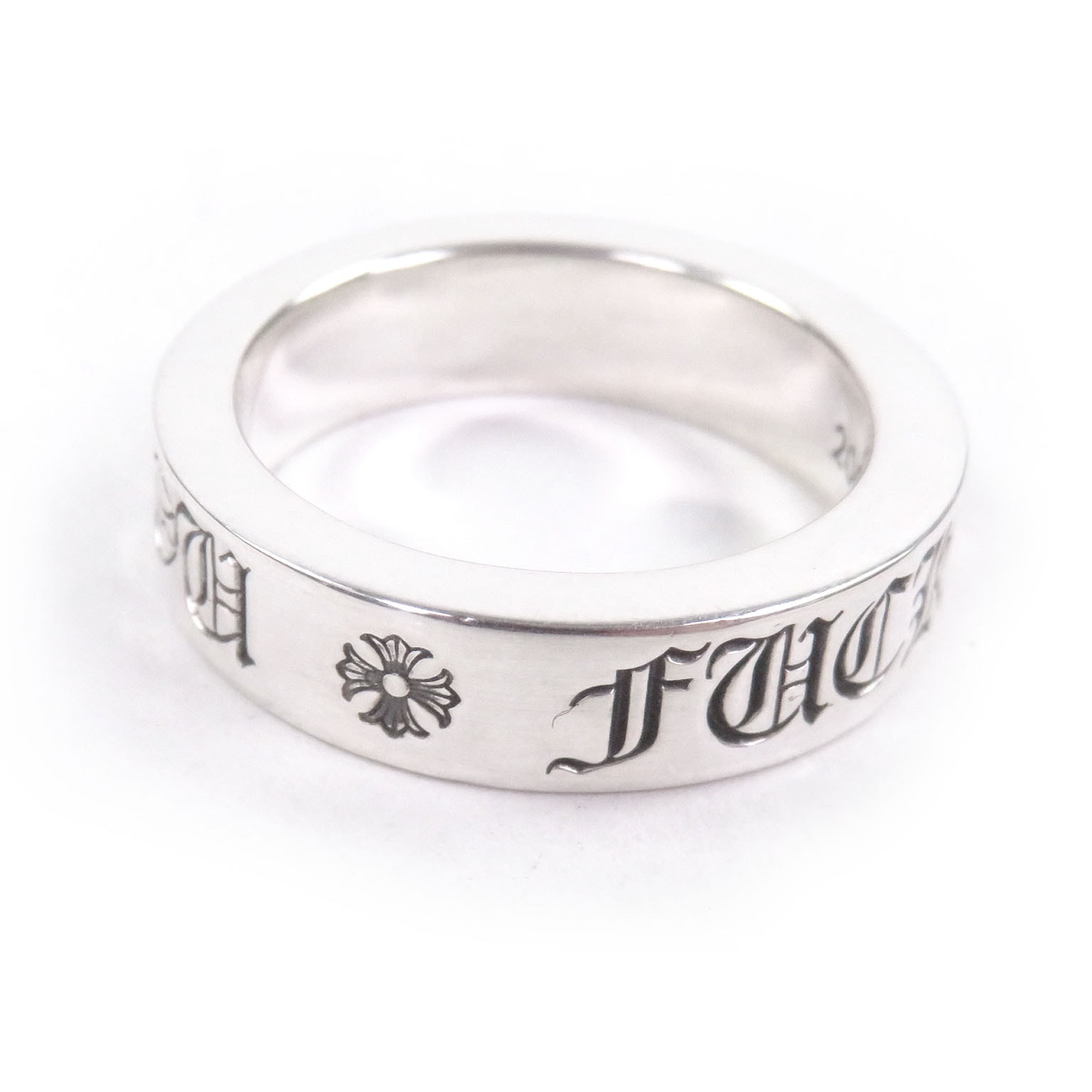 美品 クロムハーツ リング 指輪 シルバー メンズ JP22号相当