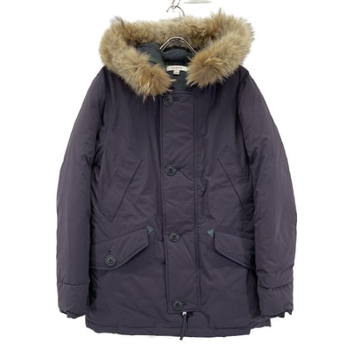 ノンネイティブ パープル EXPLORER HOODED DOWN JACKET 2