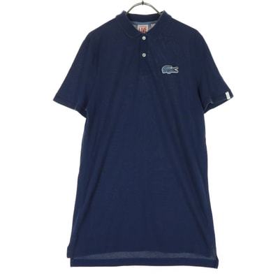LACOSTE L!VE ラコステライブ ワンポイントロゴ 半袖 ポロシャツ 3 ネイビー