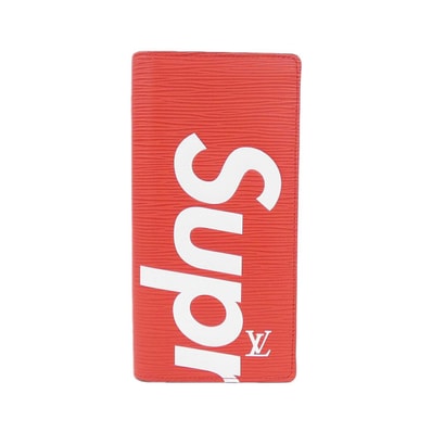 Supreme x Louis Vuitton Portefeuille Brazza "Red"