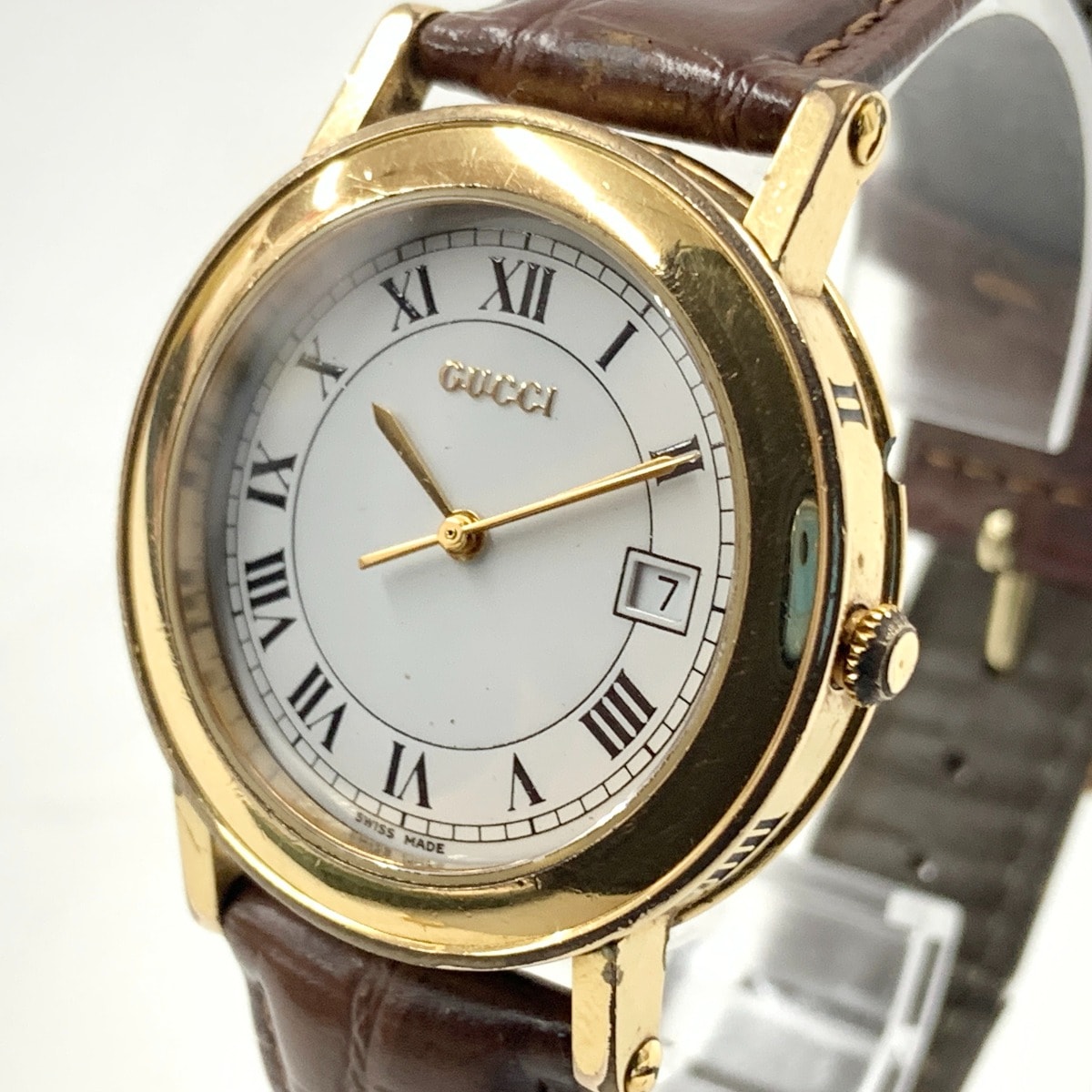 〇〇GUCCI グッチ クォーツ 腕時計 7200M ゴールド 現状渡し
