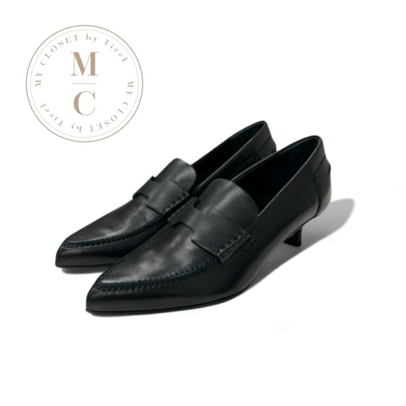 エルメス HERMES グロリアス40 パンプス 靴 シューズ レザー ブラック 黒