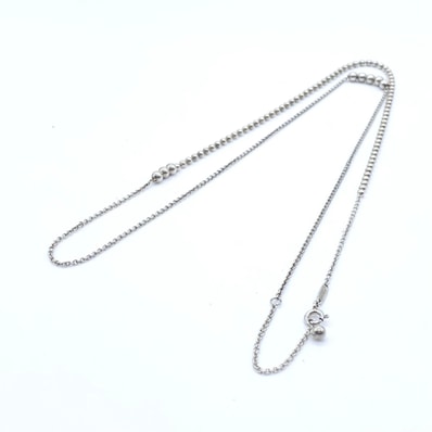 Tiffany & Co. アシンメトリー ボールチェーン ネックレス 925 silver