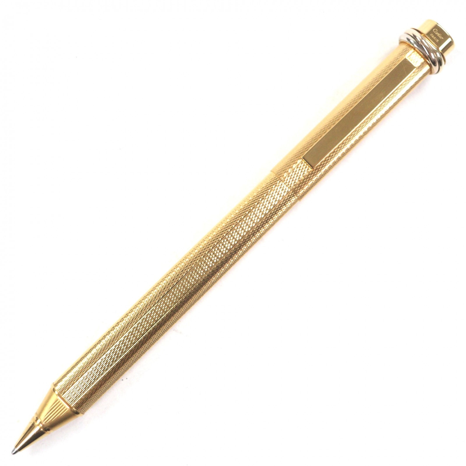 極美品 カルティエ ボールペン トリニティ ゴールド メンズ