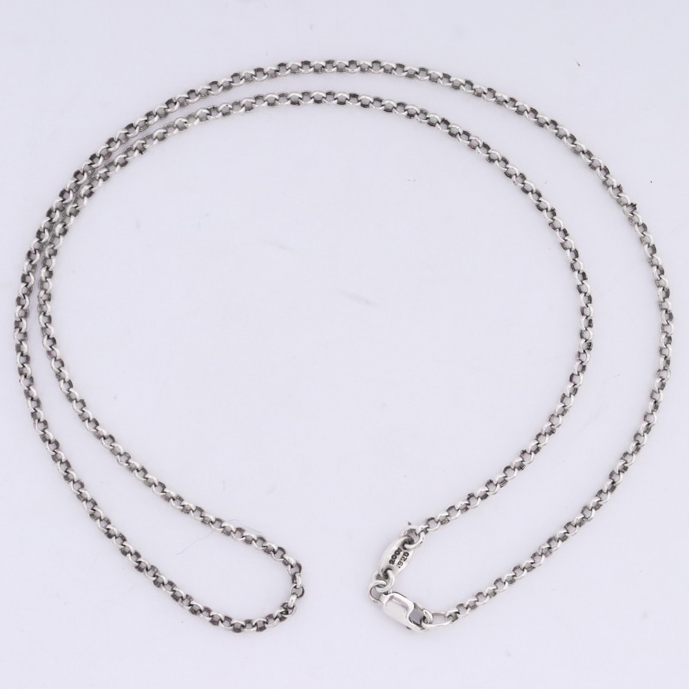 Chrome Hearts Roll Chain Necklace "Silver"
