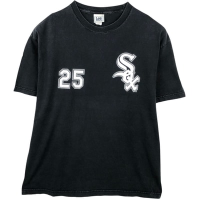 古着 90~00年代 リー Lee SPORT MLB CHICAGO WHITE SOX シカゴホワイトソックス スポーツプリントTシャツ メンズXL相当/eaa649486