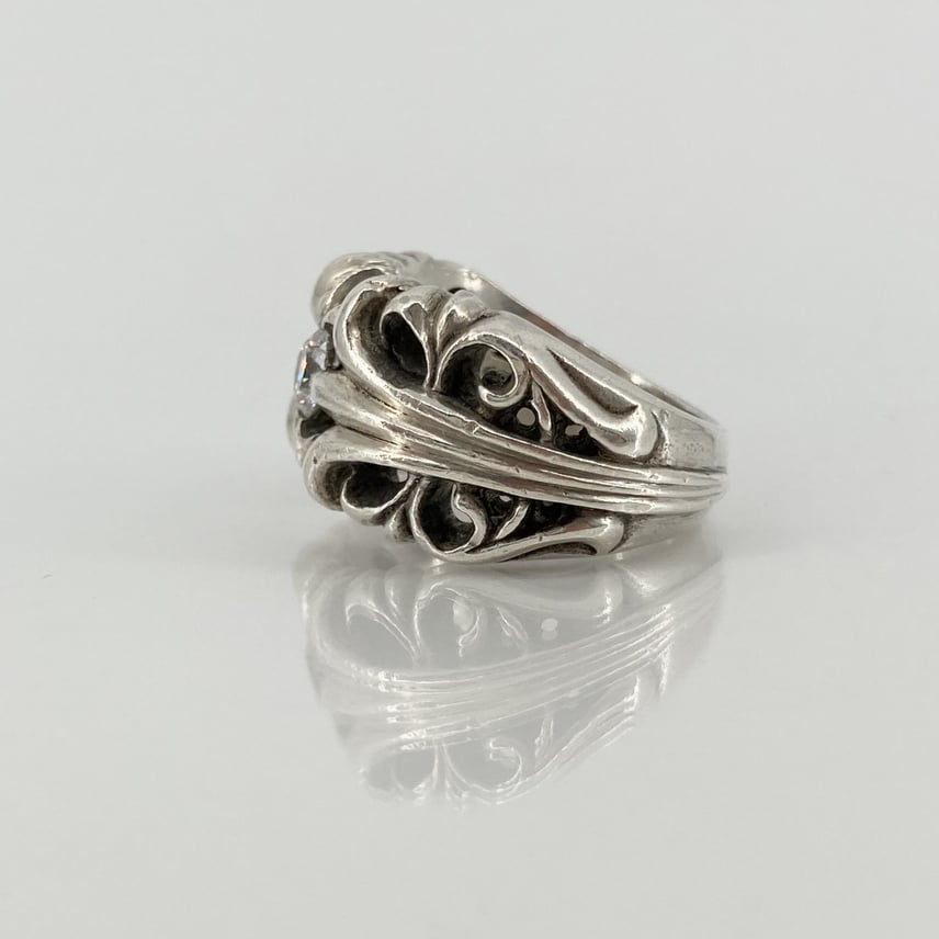 C (やや傷や汚れあり)】CHROME HEARTS(クロムハーツ) K&T ring W C (やや傷や汚れあり)】CHROME HEARTS(クロムハーツ) K&T ring W
