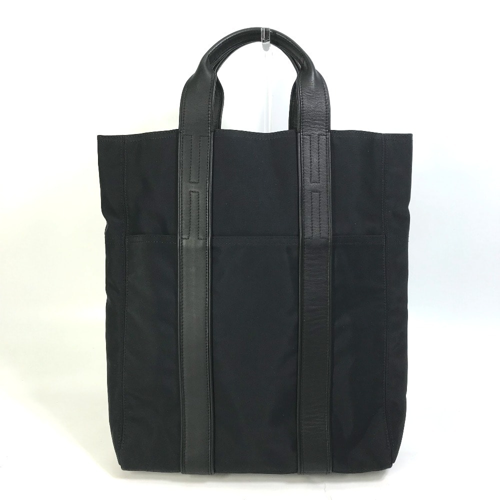 エルメス HERMES アカプルコカバスMM ハンドバッグ カバン トートバッグ ナイロン ブラック