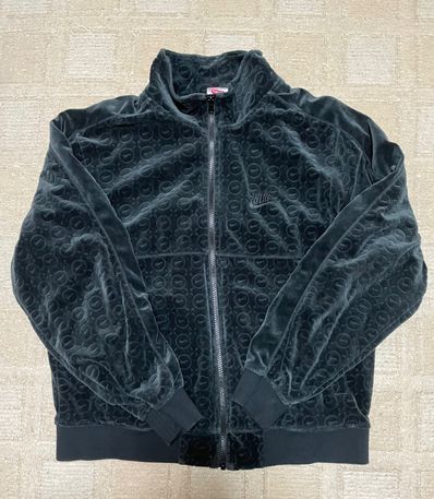 Supreme / Nike® Velour Track Jacket "Black"