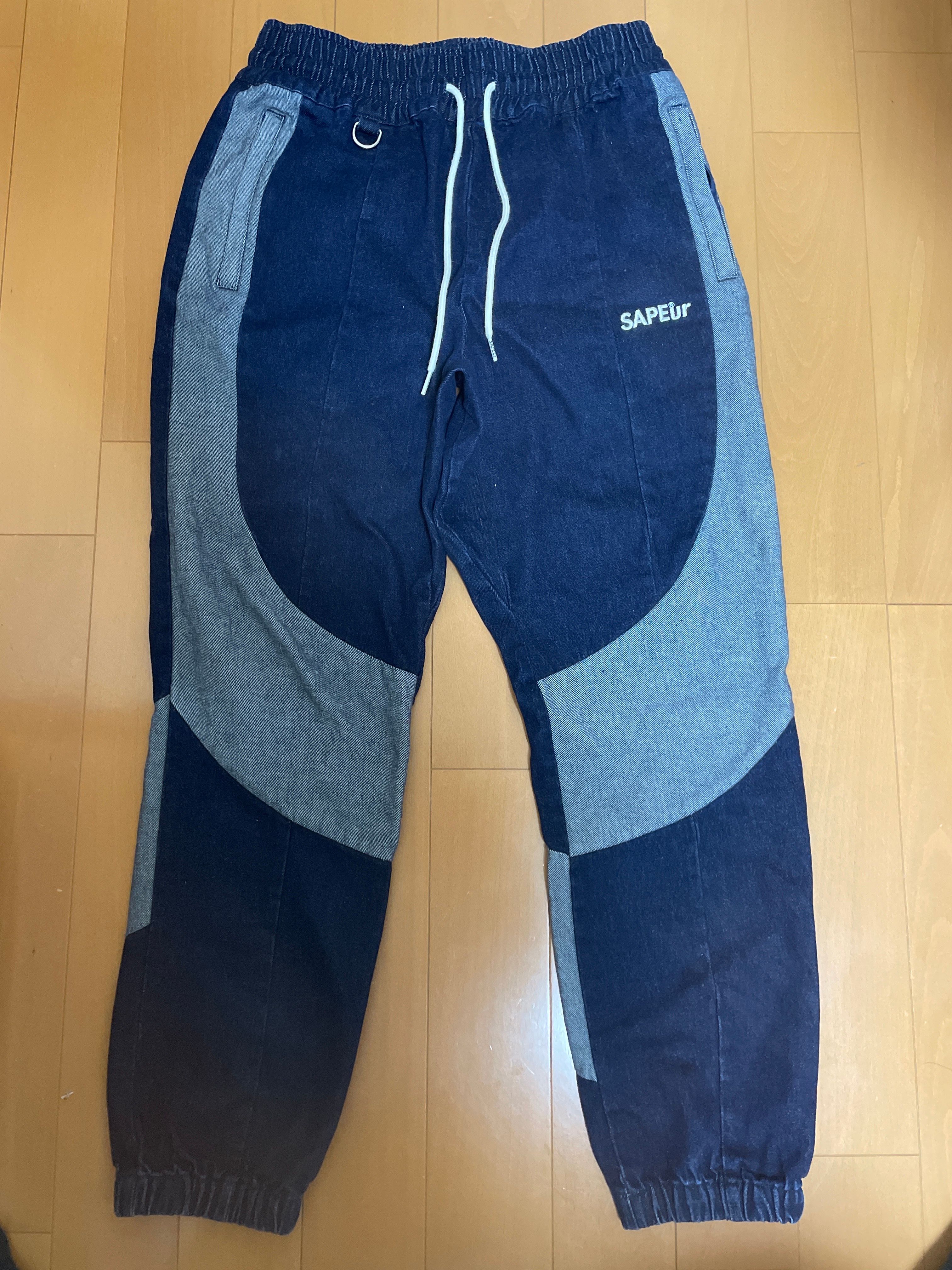SAPEur DENIM TRACK PANTS "Indigo"