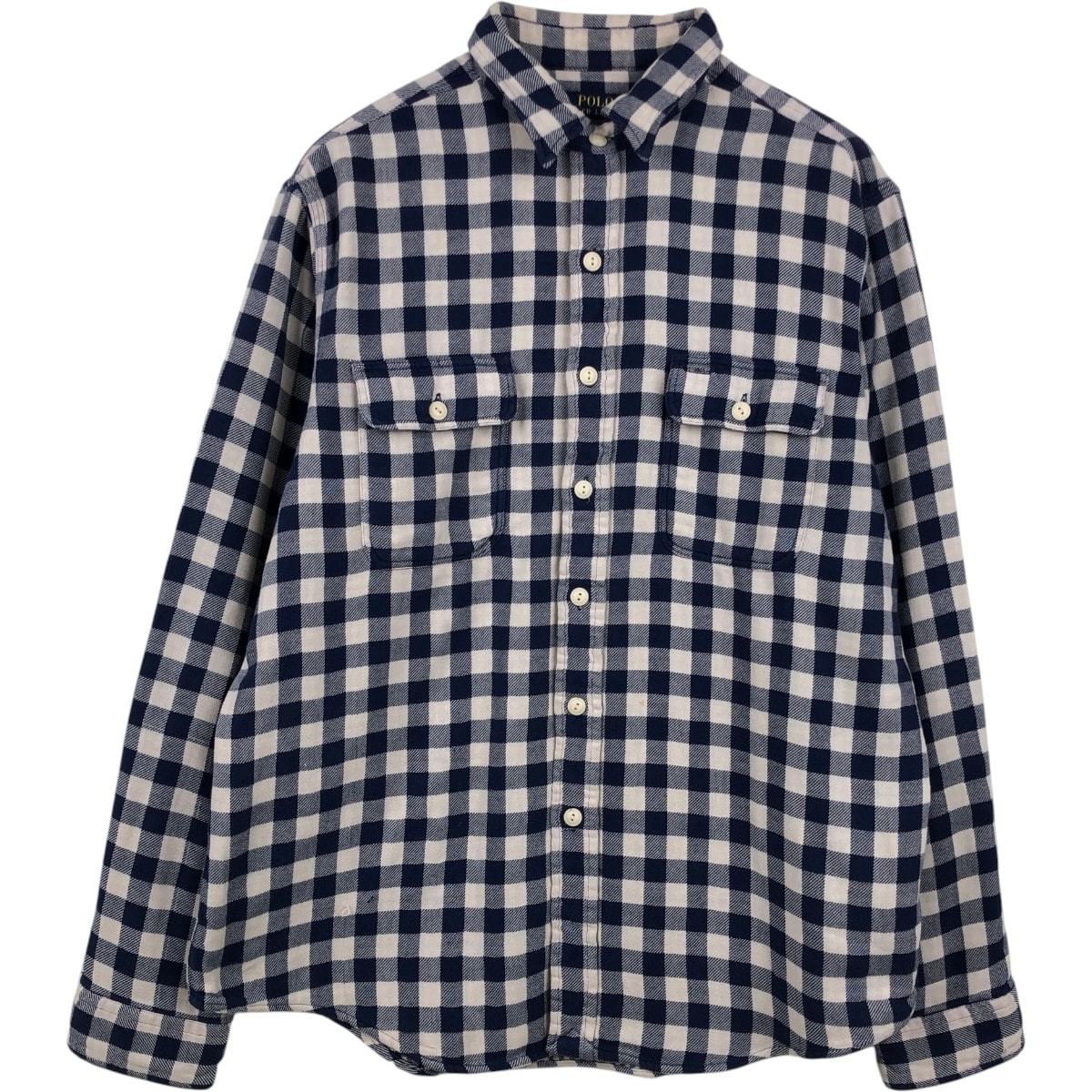 古着 ラルフローレン Ralph Lauren POLO RALPH LAUREN ギンガムチェック 長袖 フランネルチェックシャツ メンズXL相当/eaa666124