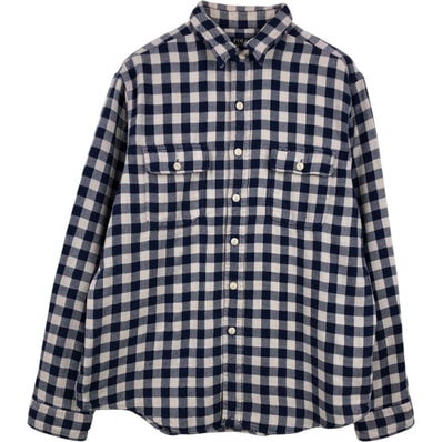 古着 ラルフローレン Ralph Lauren POLO RALPH LAUREN ギンガムチェック 長袖 フランネルチェックシャツ メンズXL相当/eaa666124
