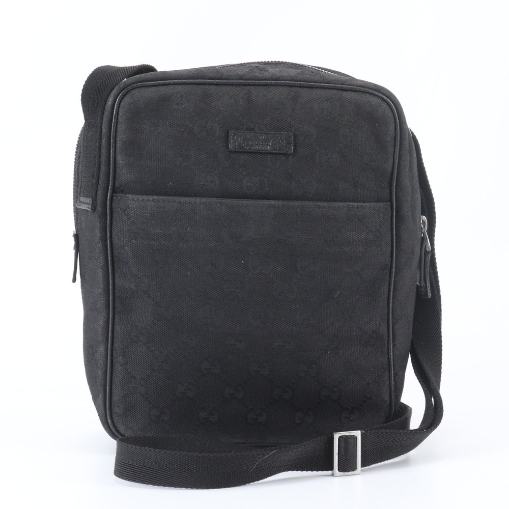 ■美品 グッチ GGキャンバス 122759 ショルダーバッグ