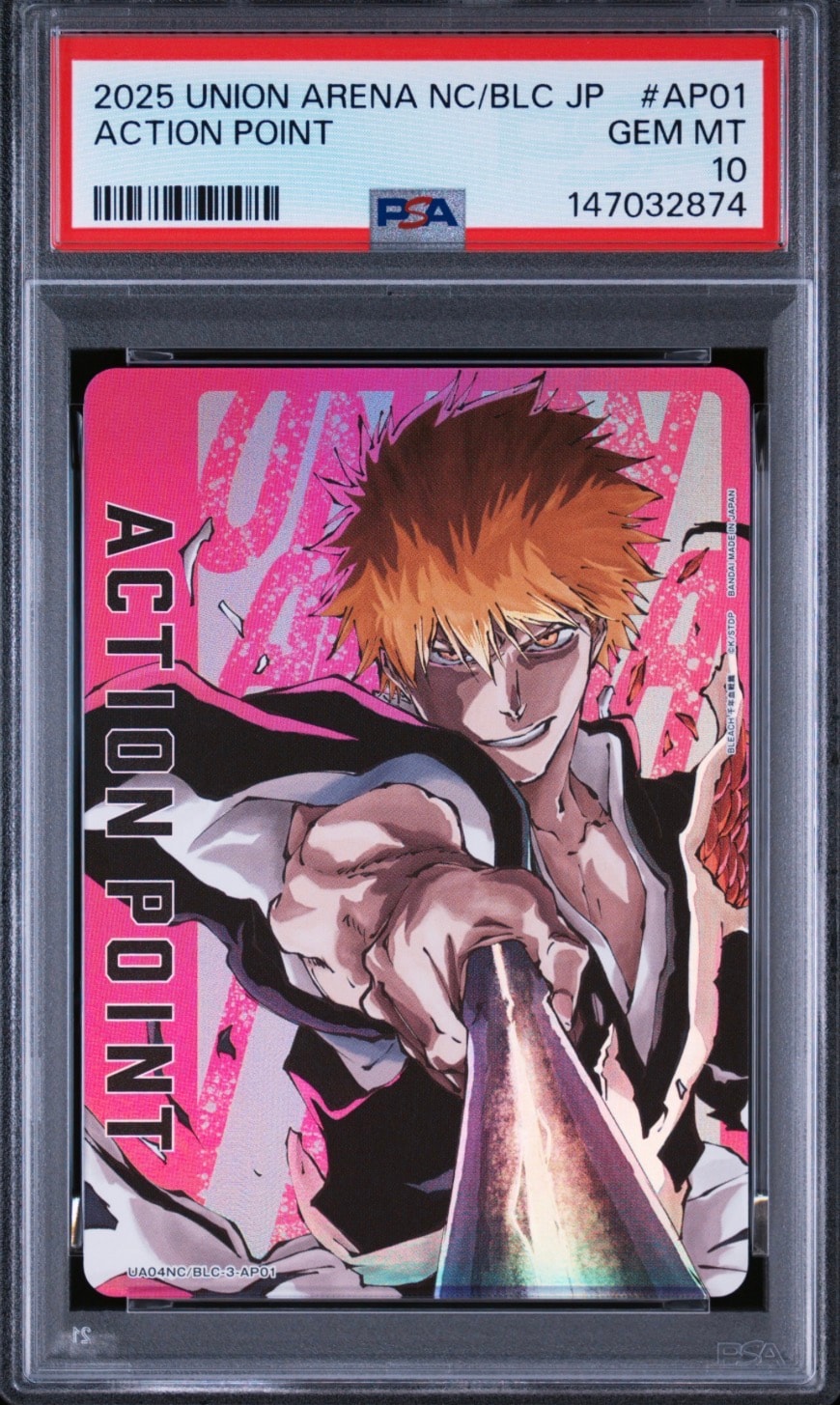 アクションポイントカード (黒崎 一護) SP [UA04NC-BLC-3-AP01](ニューカードセレクション「BLEACH 千年血戦篇」)