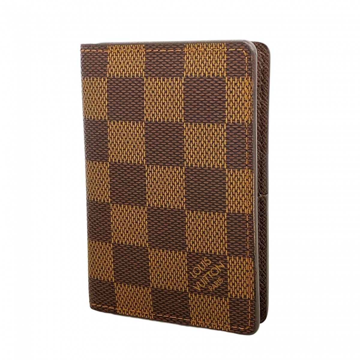 【6dc2925-k】ルイヴィトン カードケース ダミエ オーガナイザードゥポッシュ N61721 エベヌ【中古】メンズ レディース ユニセックス