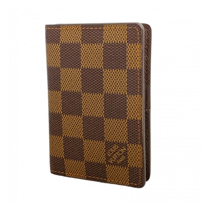 【6dc2925-k】ルイヴィトン カードケース ダミエ オーガナイザードゥポッシュ N61721 エベヌ【中古】メンズ レディース ユニセックス