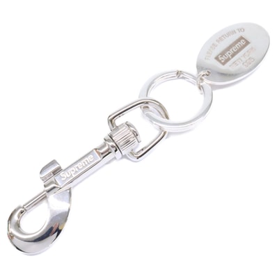 シュプリーム x ティファニー 925 リターン トゥー ティファニー オーバルタグ キーホルダー