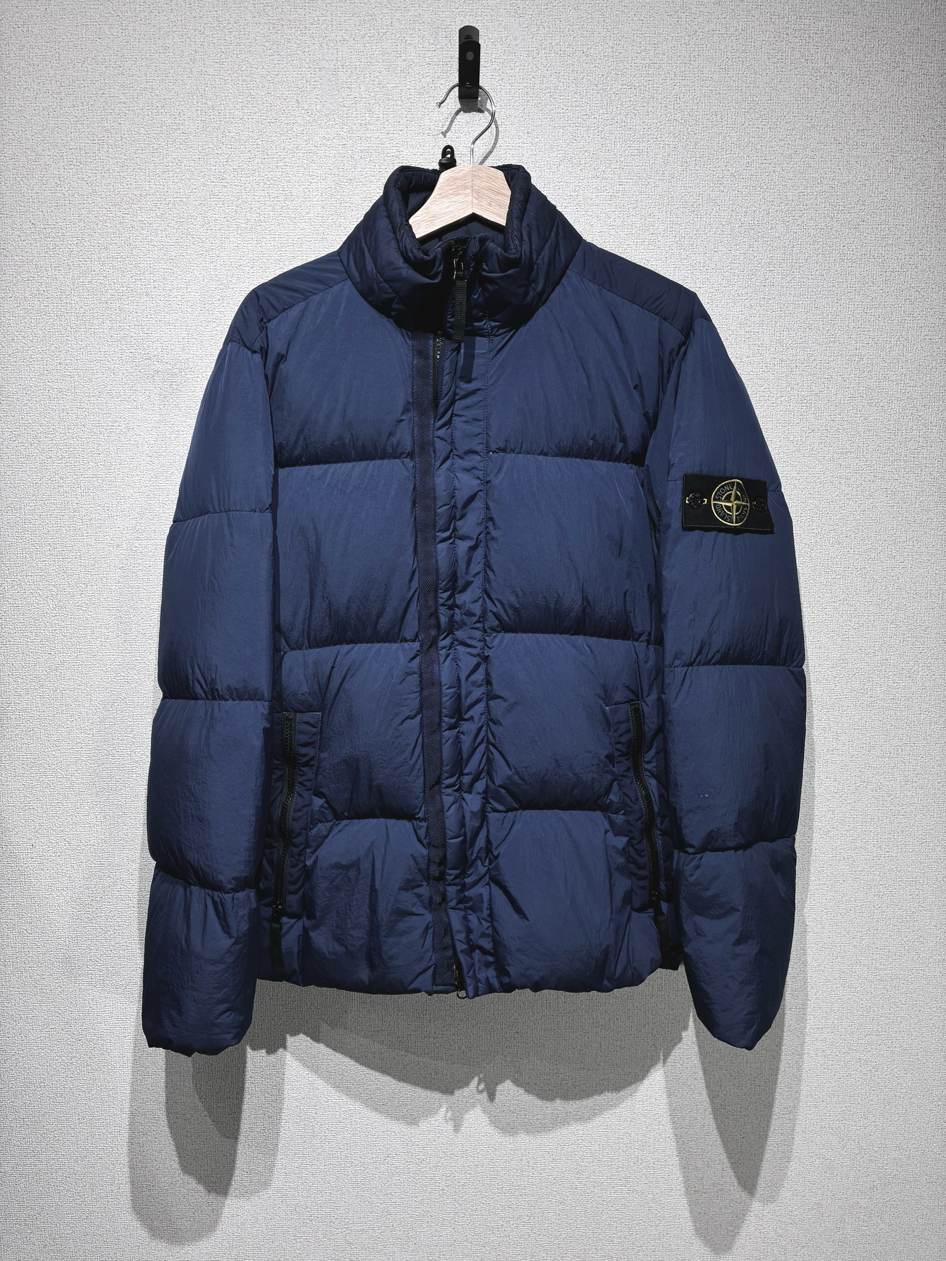 美品 STONE ISLAND ストーンアイランド クリンクル メンズ ダウン