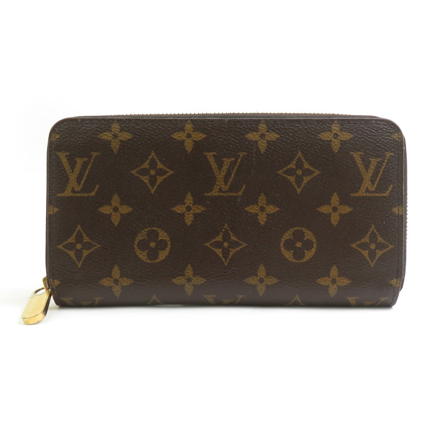 ルイ ヴィトン LOUIS VUITTON ラウンドファスナー長財布 モノグラム ジッピーウォレット モノグラムキャンバス ブラウン ユニセックス M42616【中古】 h31248a
