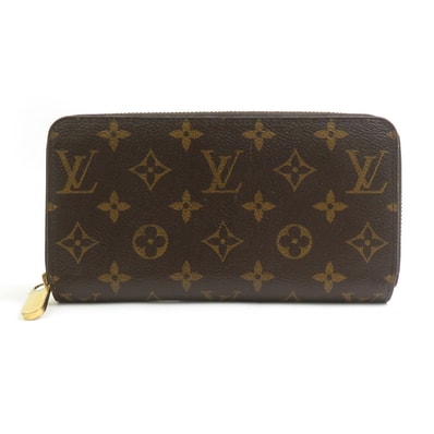 ルイ ヴィトン LOUIS VUITTON ラウンドファスナー長財布 モノグラム ジッピーウォレット モノグラムキャンバス ブラウン ユニセックス M42616【中古】 h31248a
