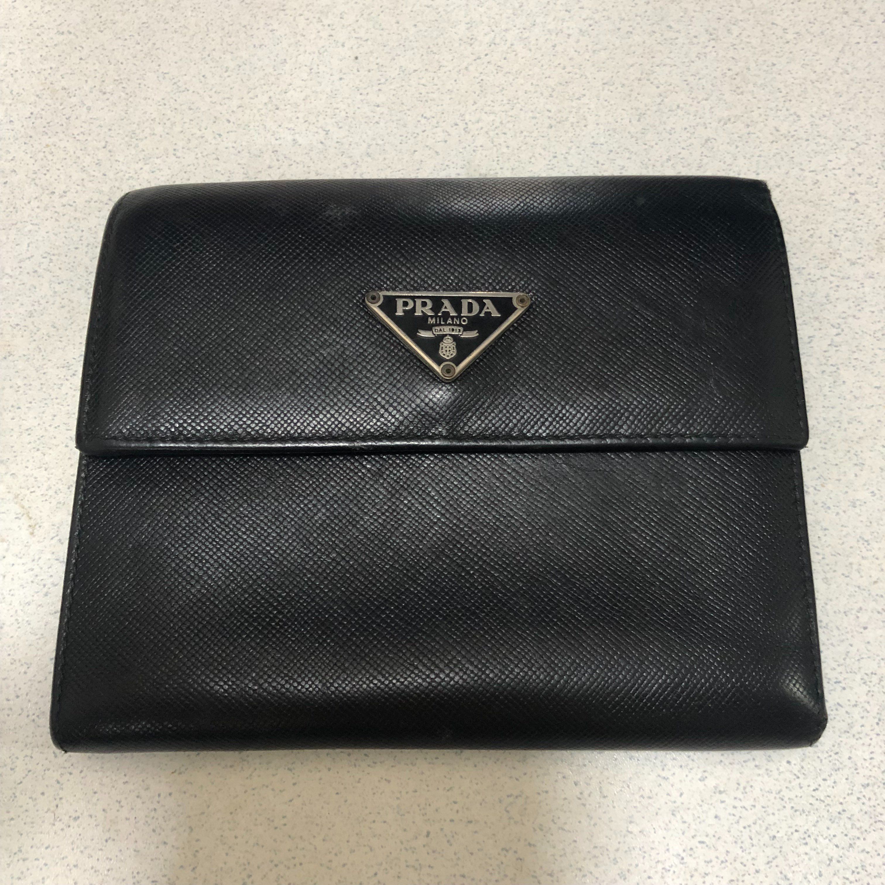 PRADA Tessuto Nero Wallet "Black"