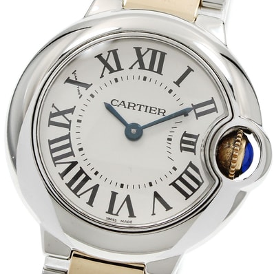 ☆良品 カルティエ バロンブルー SM W69007Z3 レディース 【中古】