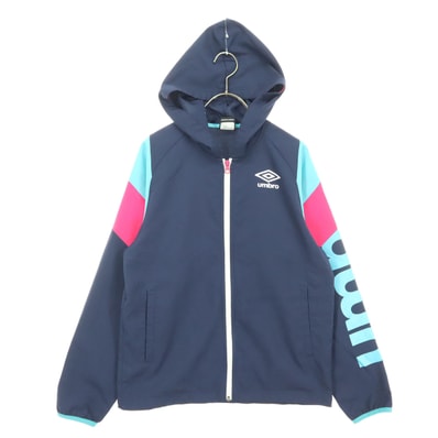 umbro アンブロ 長袖 ジップパーカー M ネイビー