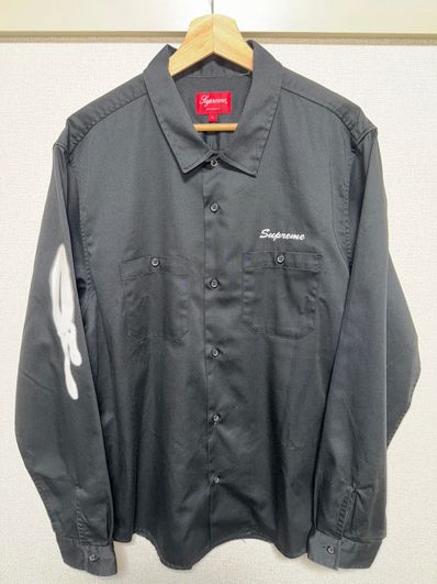 Supreme Rose L/S Work Shirt "Black"