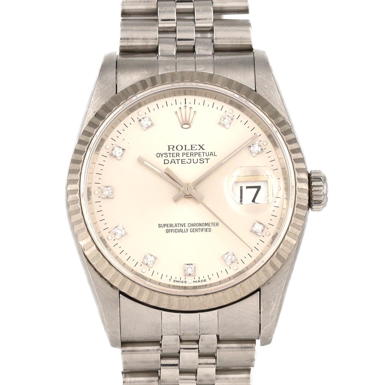 【ノーメンテナンス還元価格】ロレックス デイトジャスト 16234G. SSxWG 自動巻 S番