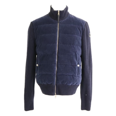 モンクレール TRICOT CARDIGAN ニット切替 コーデュロイ ダウンジャケット M