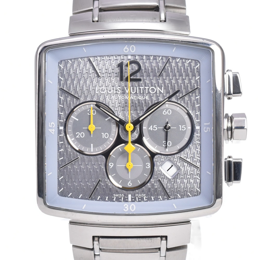 ルイ・ヴィトン LOUIS VUITTON Q2121 スピーディ ライトグレー 自動巻き メンズ 良品 腕時計 D#149441