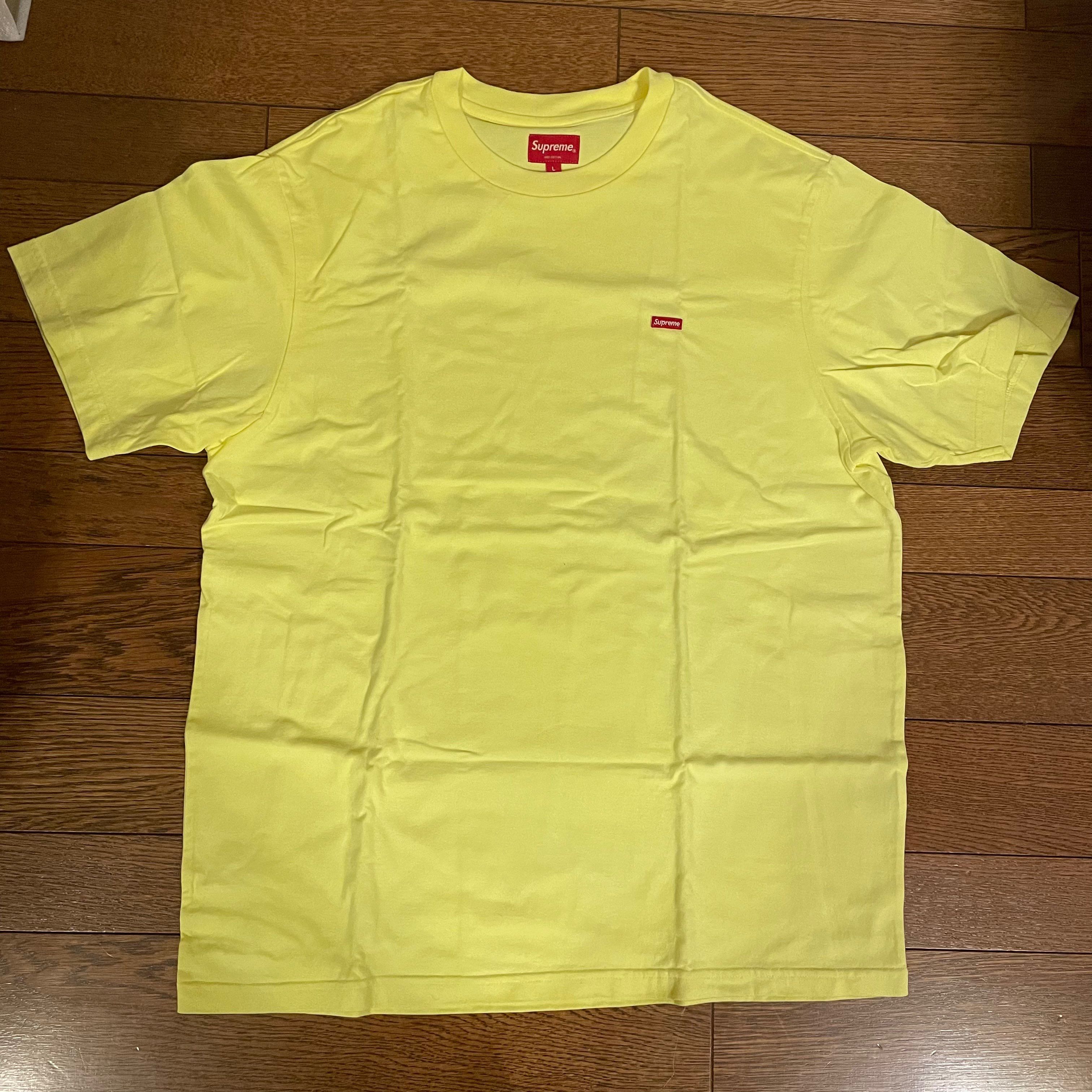 Supreme Small Box Tee "Light Yellow"(20SS)